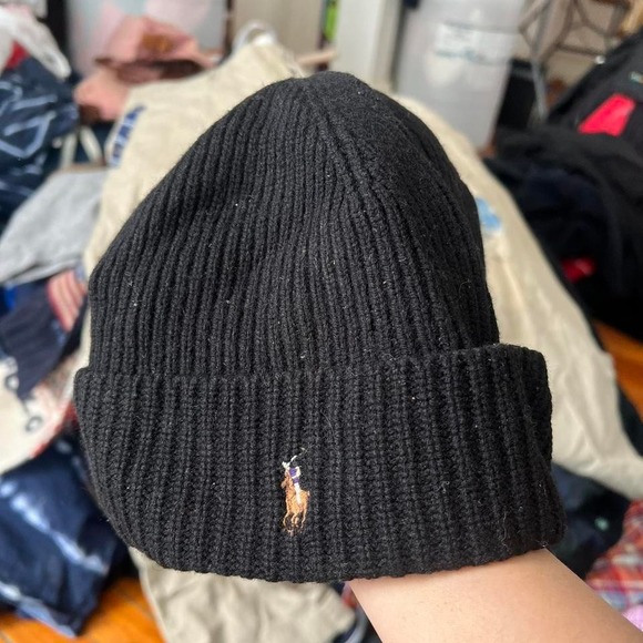 Polo Ralph Lauren Other - 1990s Merino Wool Polo Ralph Lauren Knit Beanie